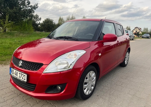 Suzuki Swift cena 23499 przebieg: 143979, rok produkcji 2012 z Czersk małe 631